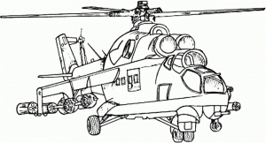 Army Helicopter Coloring Pages   8753