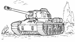 Army Tank Coloring Pages Free Printable   24458bn