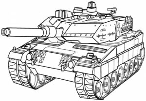 Army Tank Coloring Pages Free Printable   577vn