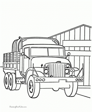 Army Truck Coloring Pages Free to Print   54567