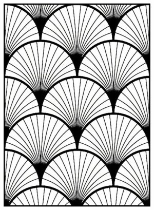 Art Deco Patterns Coloring Pages for Adults Free to Print   24598bh