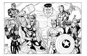 Avengers Coloring Pages Boys Printable   31758