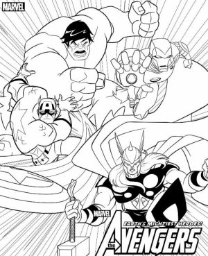 Avengers Coloring Pages Free Printable   15467