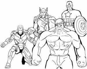 Avengers Coloring Pages Free Printable   37186
