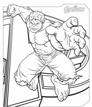 Avengers Coloring Pages Hulk   56831