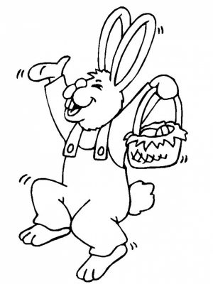 Baby Bunny Coloring Pages for Toddlers   85019