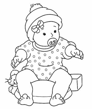 Baby Coloring Pages Free   yabn3