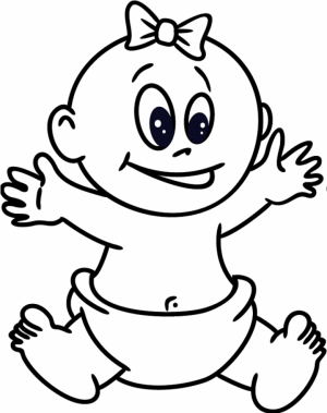 Baby Coloring Pages Printable   518ap