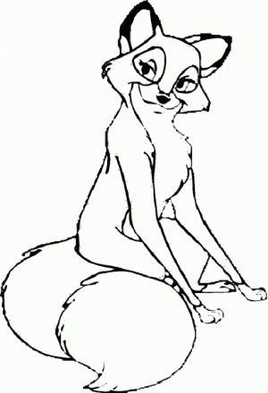 baby fox coloring pages   716ab