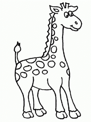 Baby Giraffe Coloring Pages   78415