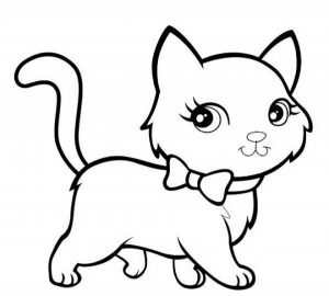 Baby Kitten Coloring Pages   84624