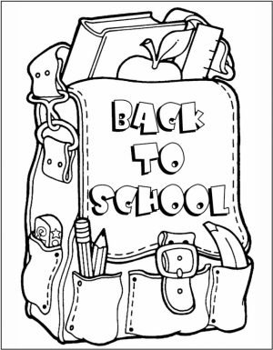 Back to School Coloring Pages for Kindergarten   7at2b