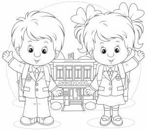 Back to School Coloring Pages for Toddlers   yd75p