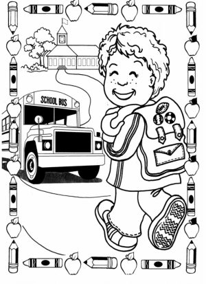 Back to School Coloring Pages Free to Print   61ab5