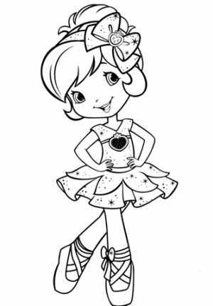 Ballerina Coloring Pages for Kids   45830