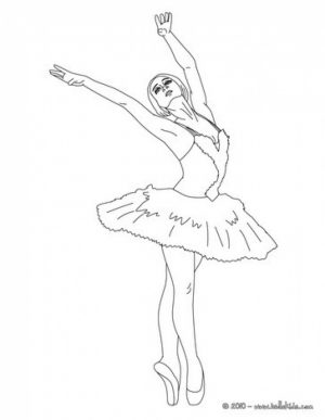 Ballerina Coloring Pages Free Printable   q8ix10