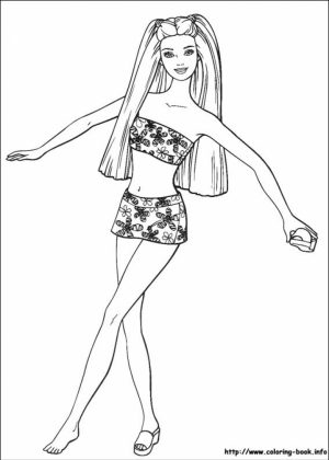 Barbie Coloring Pages to Print Online   lj8rr