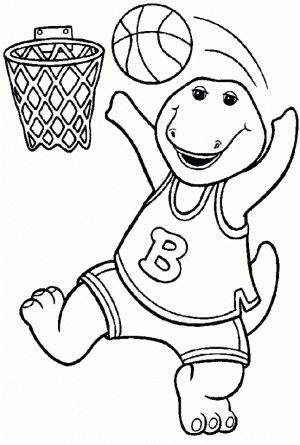Barney and Friends Coloring Pages Free to Print   37582