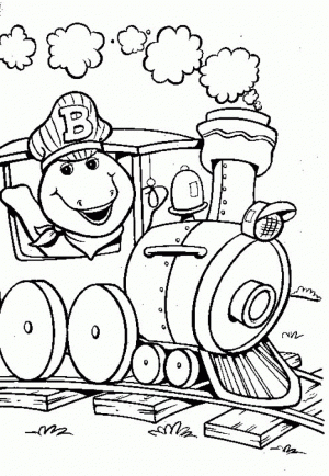 Barney and Friends Coloring Pages Free to Print   85721