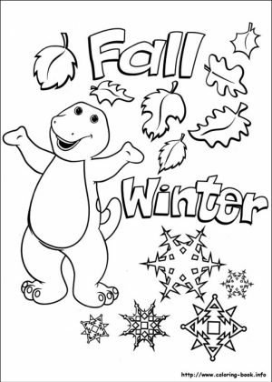 Barney and Friends Coloring Pages Free to Print   98371