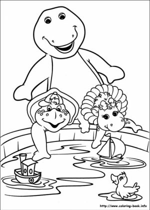 Barney Coloring Pages Printable for Kids   22781