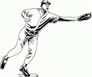 Baseball Coloring Pages for Kids   64728