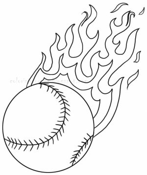 Baseball Coloring Pages Free   53718