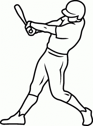 Baseball Coloring Pages Free   64822