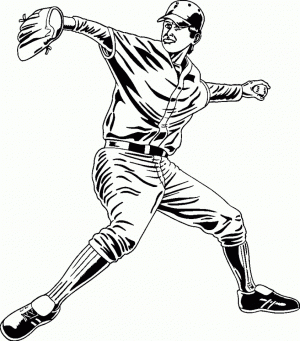 Baseball Coloring Pages Free   95663