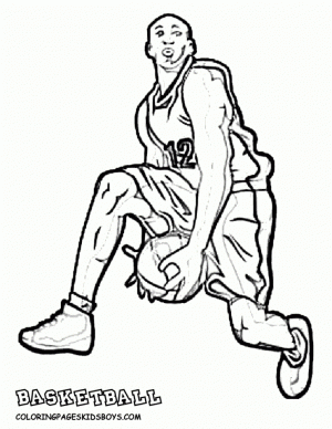 Basketball Coloring Pages Free Printable   107439