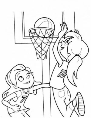 Basketball Coloring Pages Free Printable   606708