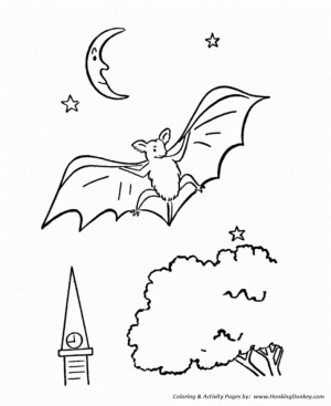 Bat Coloring Pages for Kids   64714