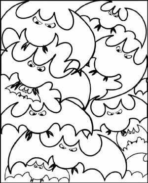 Bat Coloring Pages for Kids   96783