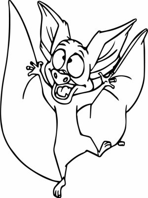 Bat coloring pages for toddlers   72191