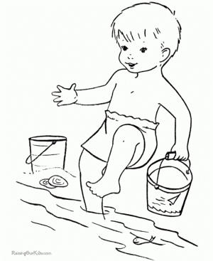 Beach Coloring Pages Free Printable   7F8R4