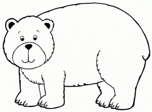 Bear Coloring Pages for Kids   igb51