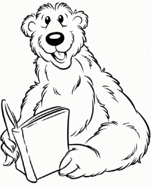 Bear Coloring Pages Free to Print   y4892