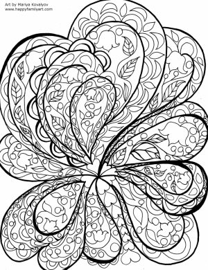 Beautiful Abstract Coloring Pages Printable for Grown Ups   18752
