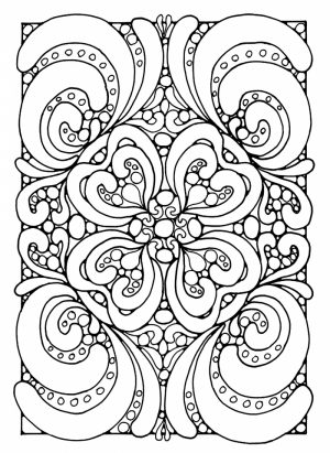 Beautiful Abstract Coloring Pages Printable for Grown Ups   29813