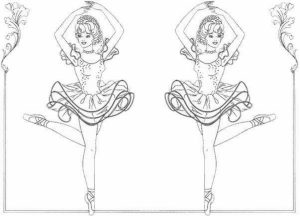 Beautiful Ballerina Coloring Pages   223897