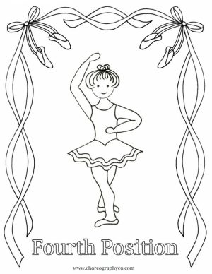 Beautiful Ballerina Coloring Pages   88541