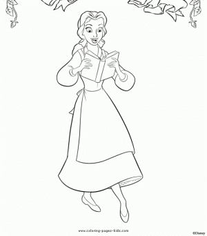 Belle Coloring Pages Disney Princess for Girls   25548