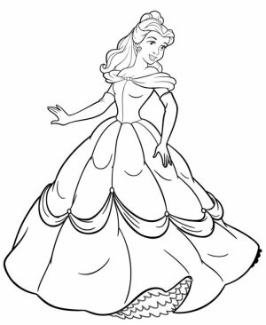 Belle Coloring Pages Printable   26184