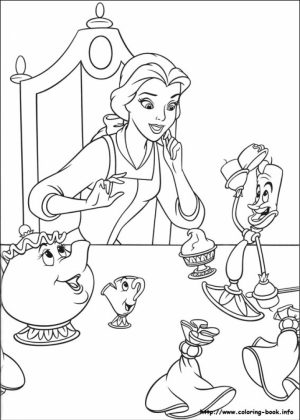 Belle Coloring Pages Printable   51749