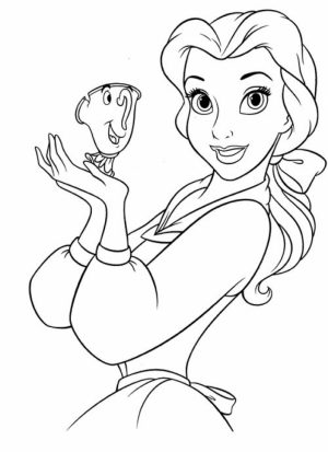 Belle Coloring Pages Printable   61782