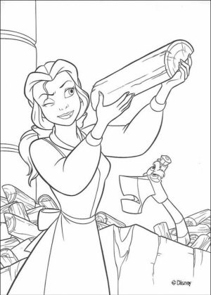 Belle Coloring Pages to Print for Girls   25472