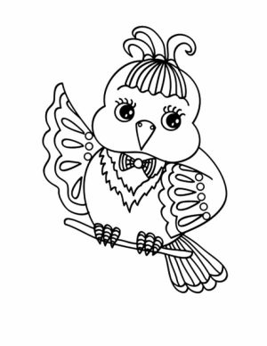 Bird Coloring Pages Free Kids Printable   67118