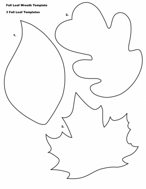 Blank Leaf Coloring Pages for Kids   85bf1