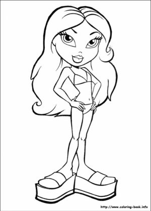 Bratz Coloring Pages for Girls   trp3l