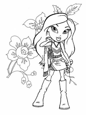 Bratz Dolls Coloring Pages   at492